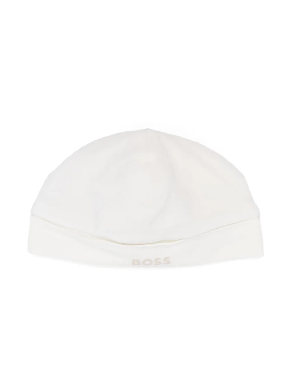 

Шапка бини с логотипом BOSS Kidswear, белый