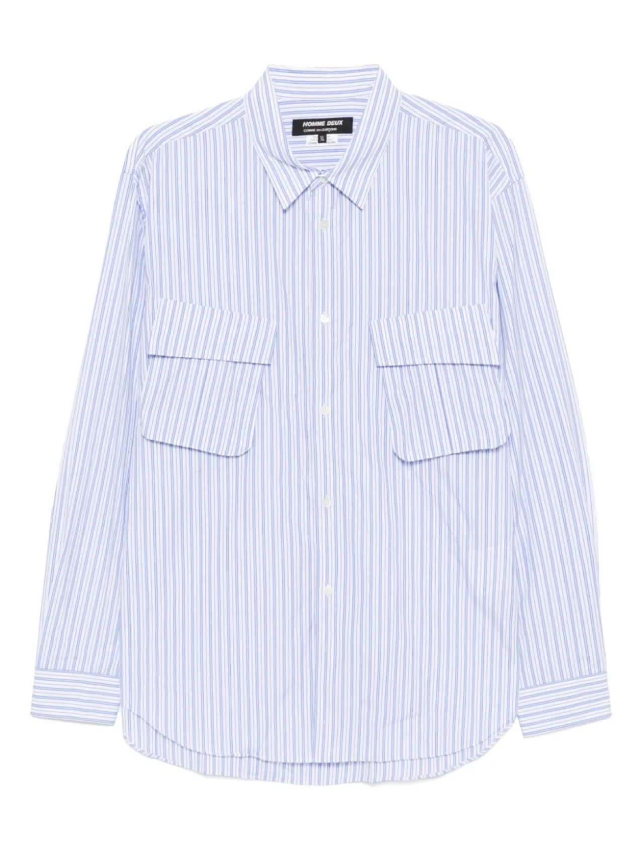 

Comme des Garçons Homme Deux рубашка в полоску, синий