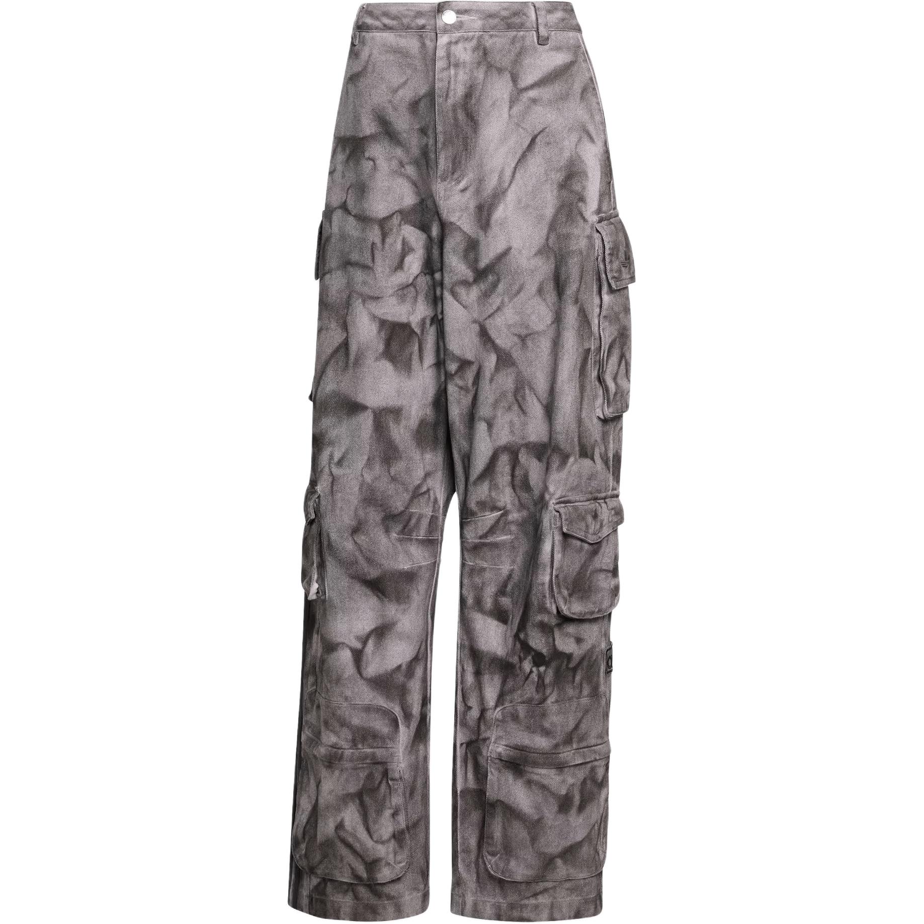 Adidas Camouflage Print Cargo Trousers Adidas Originals, Shadow Trail Gray — фото 2