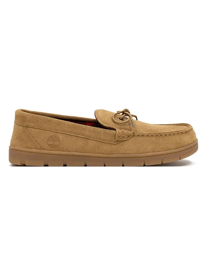 Мокасины из нубука Timberland, светло-коричневый