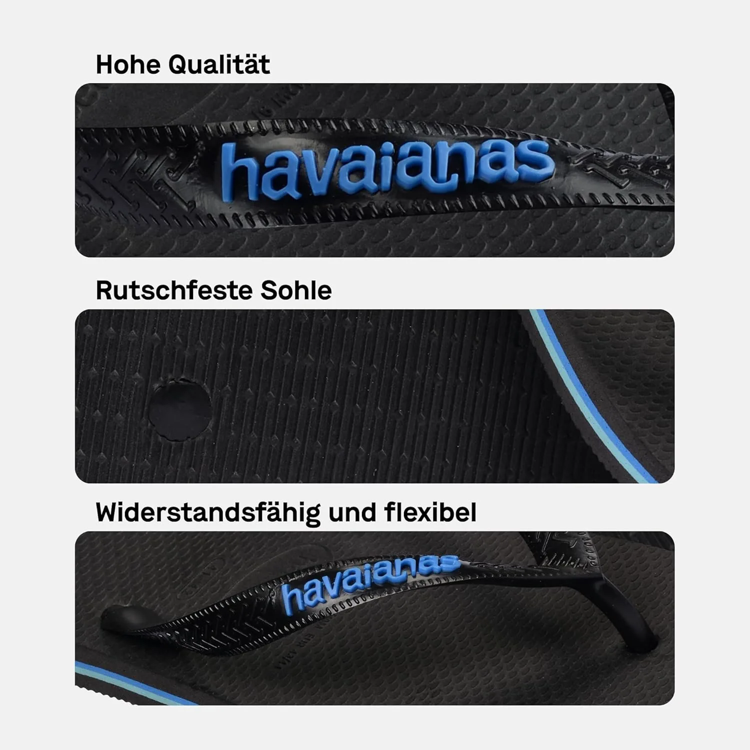 Шлепанцы Havaianas Logo Filete, черный — фото 4