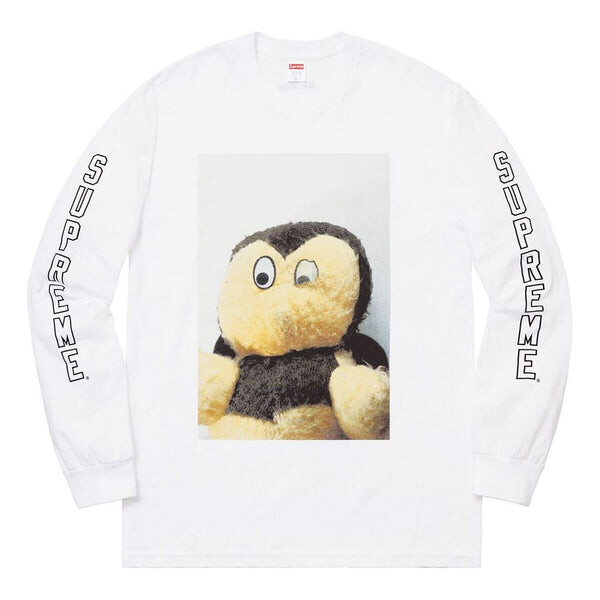 

Футболка fw18 mike kelley ahhyouth ls white tee Supreme, белый