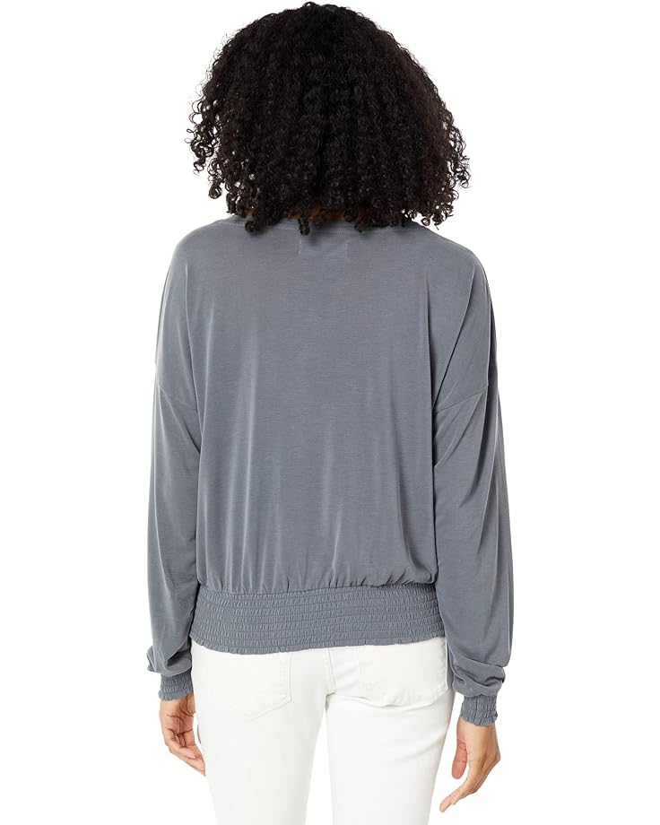 

Футболка с длинным рукавом Lucky Brand Sandwash Long Sleeve Tee, цвет Smoked Pearl