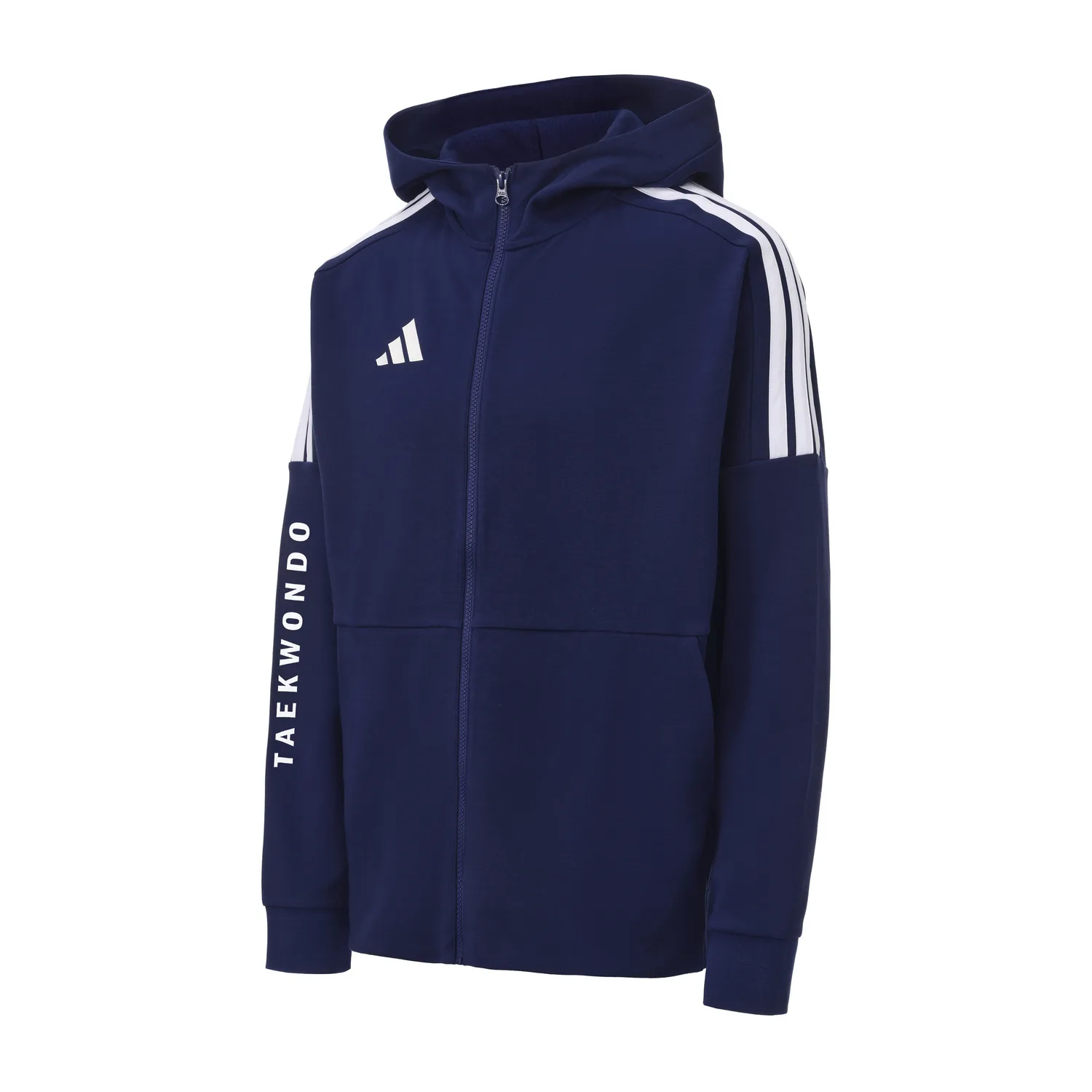 Adidas Куртка унисекс темно-синего цвета — фото 4
