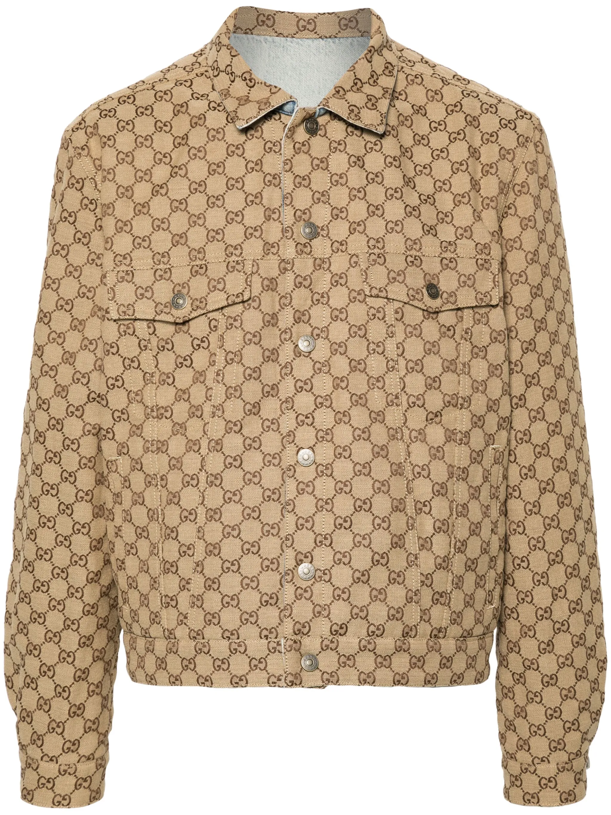 

Двусторонняя джинсовая куртка Gucci, синий