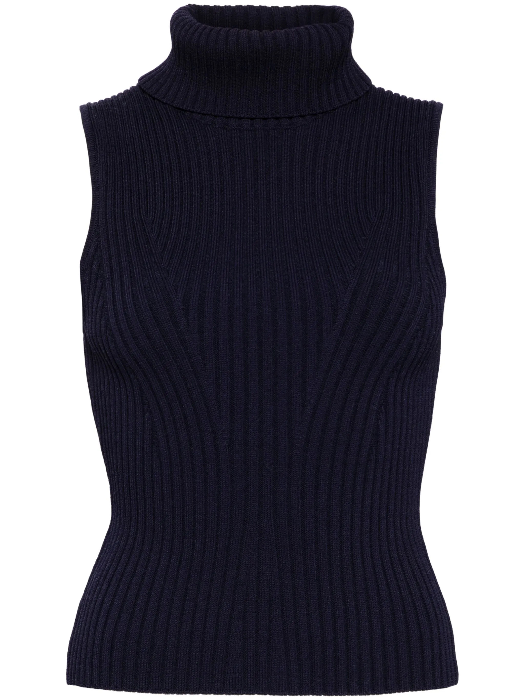 

Топ с высоким воротником Staud, синий