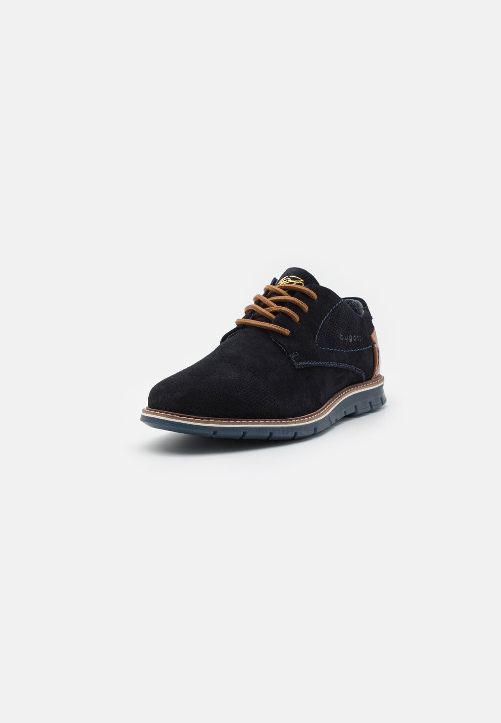 Спортивные туфли на шнуровке Simone Comfort bugatti, цвет dark blue — фото 2