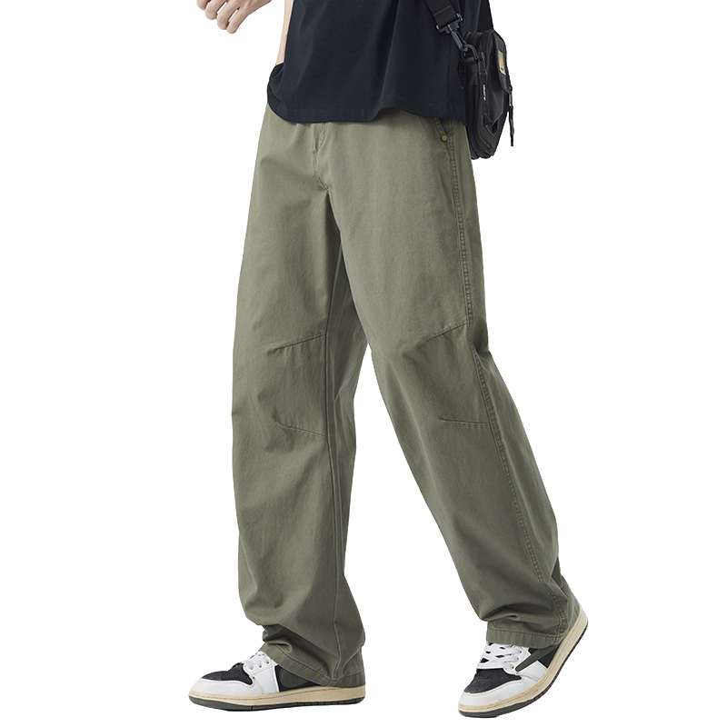 

Повседневные брюки Unisex тонкие прямого кроя Jeep, army зеленый