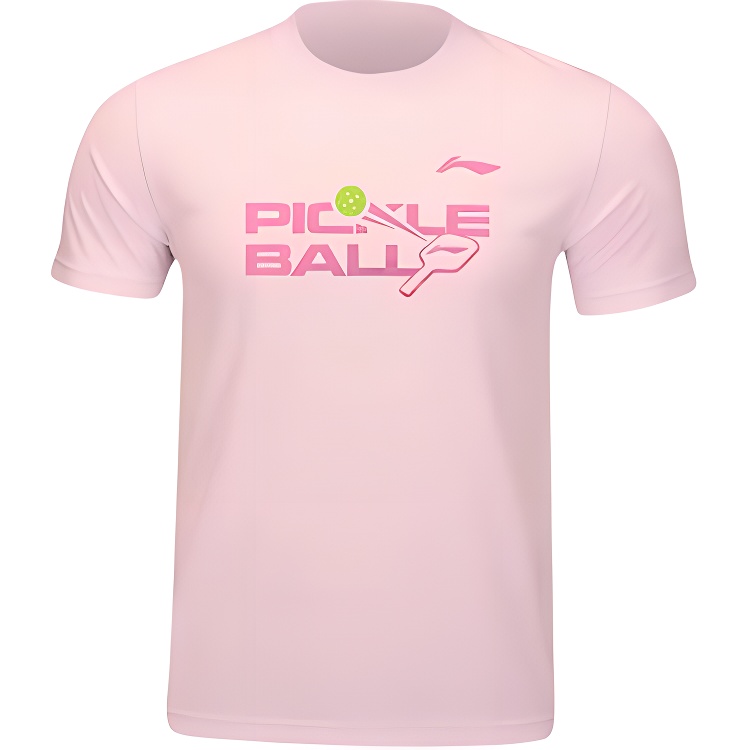 

Футболки Li Ning, унисекс, розовые, с круглым вырезом, умеренно прямой крой, Розовый, Футболки Li Ning, унисекс, розовые, с круглым вырезом, умеренно прямой крой