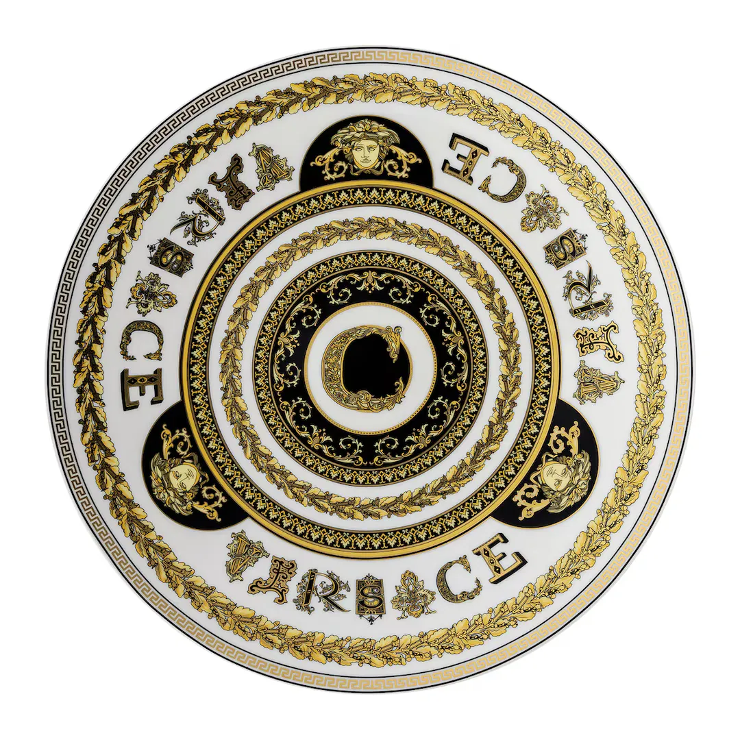 

Презентационная тарелка Virtus Alphabet Versace, белый