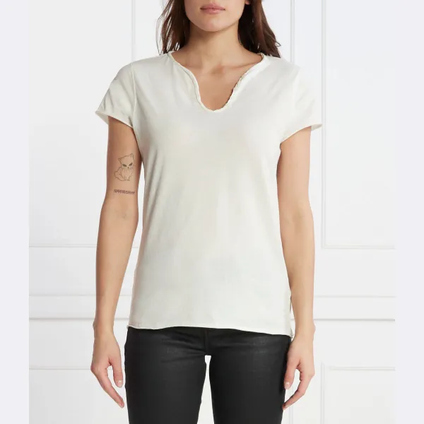 

Футболка стандартного кроя Zadig&Voltaire, экрю