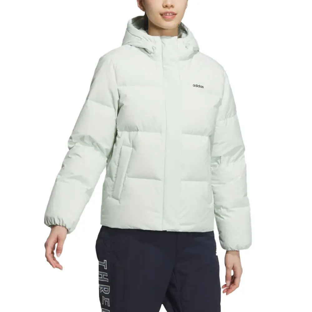 

Пуховик серии Wuji женский льняной зеленый Adidas