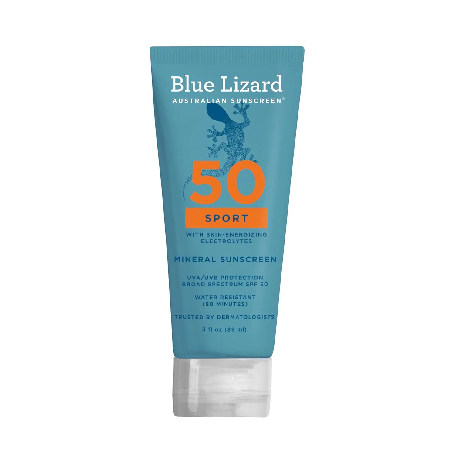 Минеральный солнцезащитный лосьон для спорта SPF 50+ от BLUE LIZARD Blue Lizard