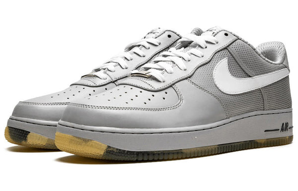 Кроссовки air force 1 low premium Nike, серебряный — фото 4