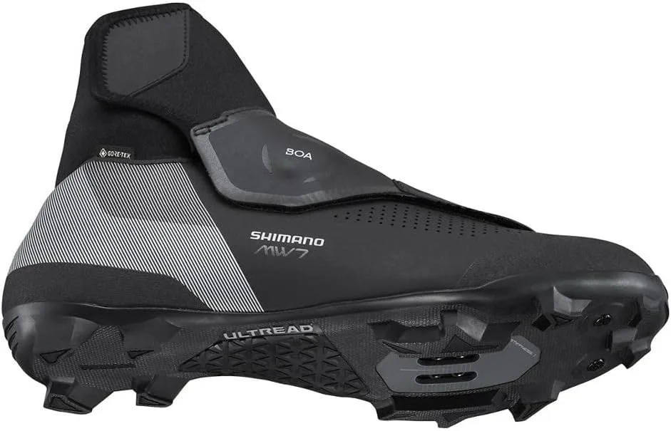 Водонепроницаемые зимние велосипедные туфли для мужчин SHIMANO SH-MW702 Name ‎SHIMANO, черный — фото 4