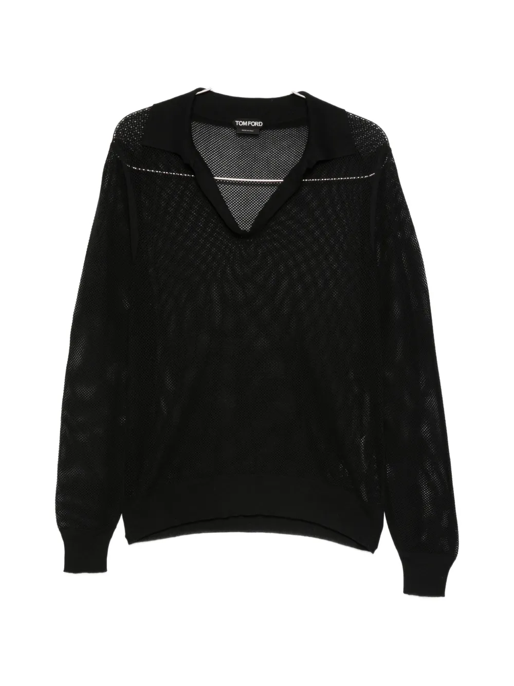 

Свитер с V-образным вырезом Tom Ford, черный
