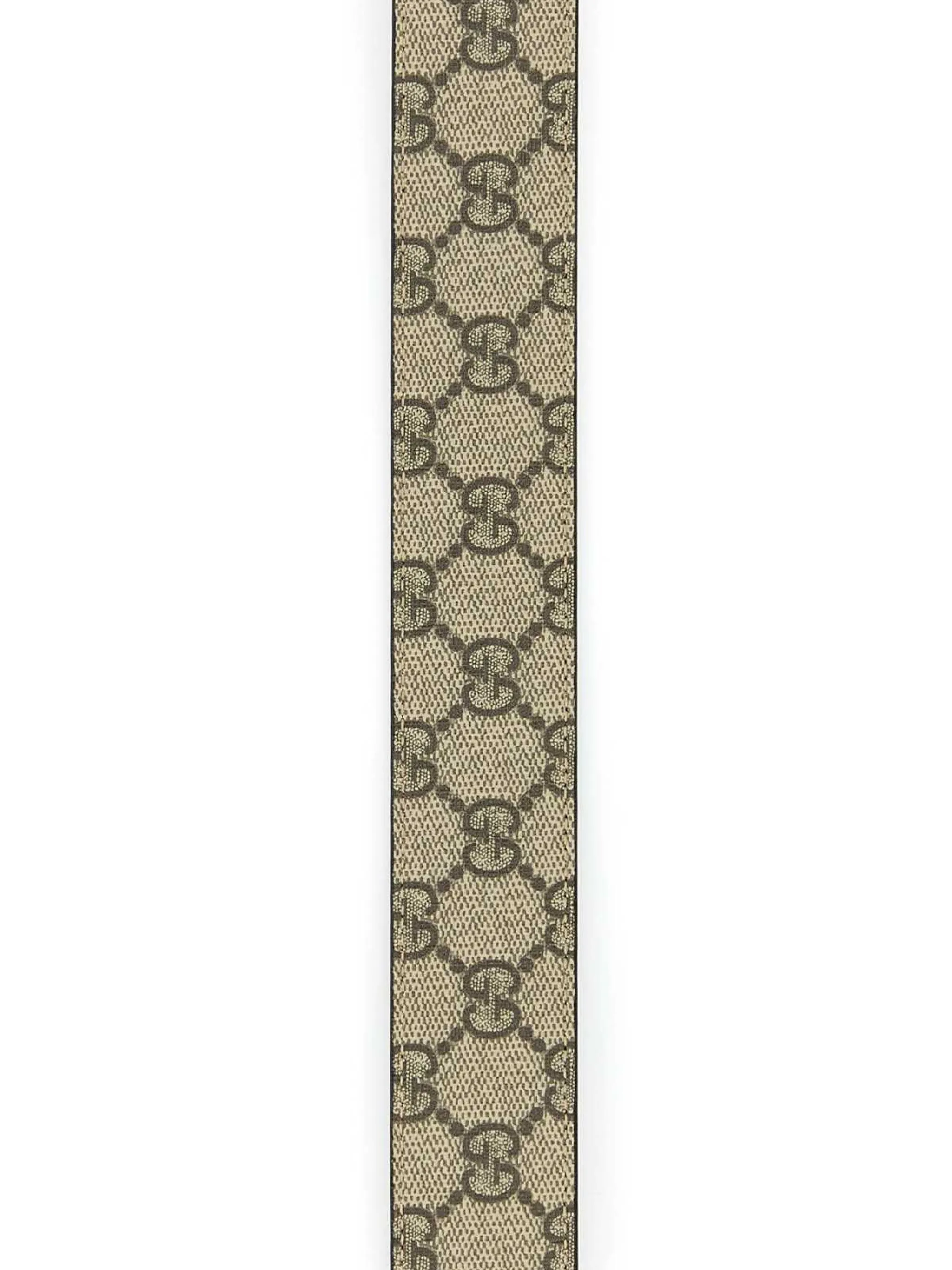 Двухсторонний ремень с узором GG Supreme Gucci, нейтральный — фото 3