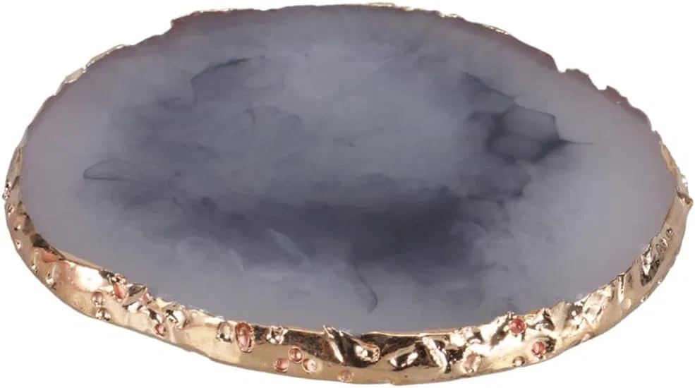 Палитра для ногтей FRCOLOR из смолы, 10x9 см, черно-белая