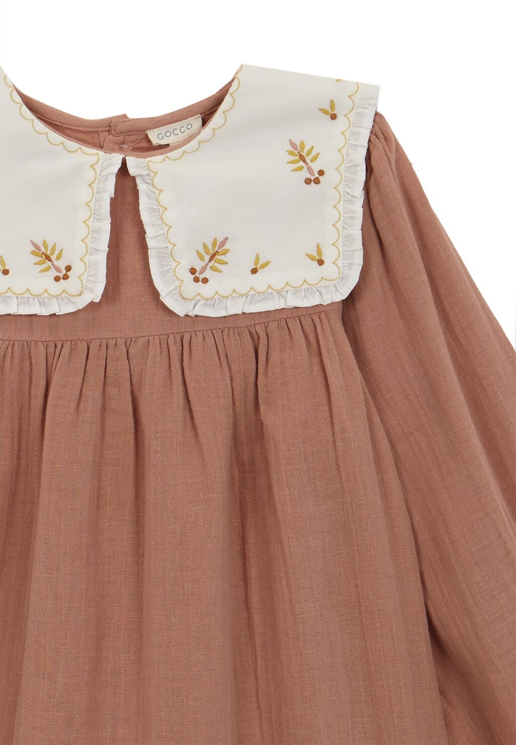 

Платье-блузка EMBROIDERED GOCCO, оранжевый