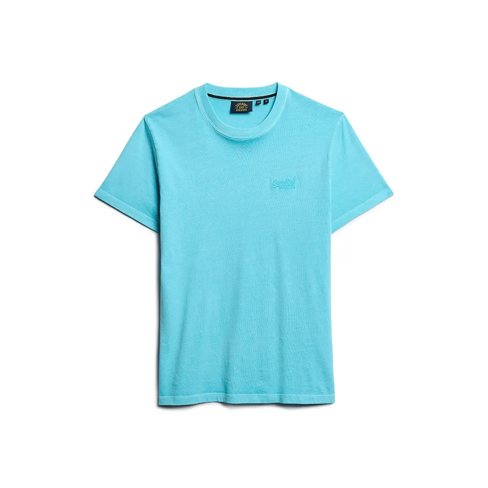 Футболка Superdry Essential Logo Emb Neon, синий — фото 3