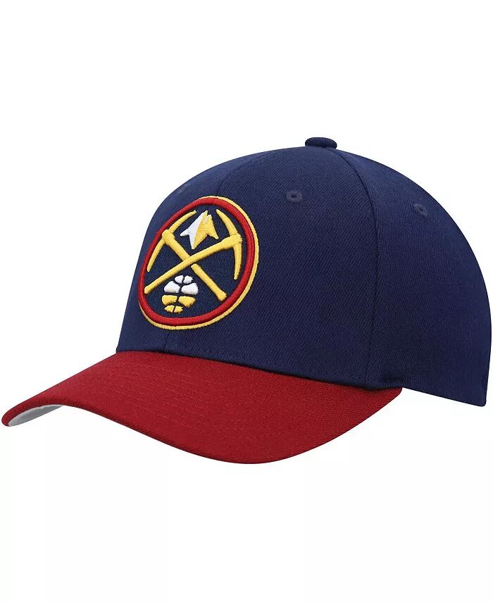 

Мужская темно-синяя, красная кепка-кнопка Denver Nuggets MVP Team Two-Tone 2.0 Stretch-Snapback Mitchell & Ness