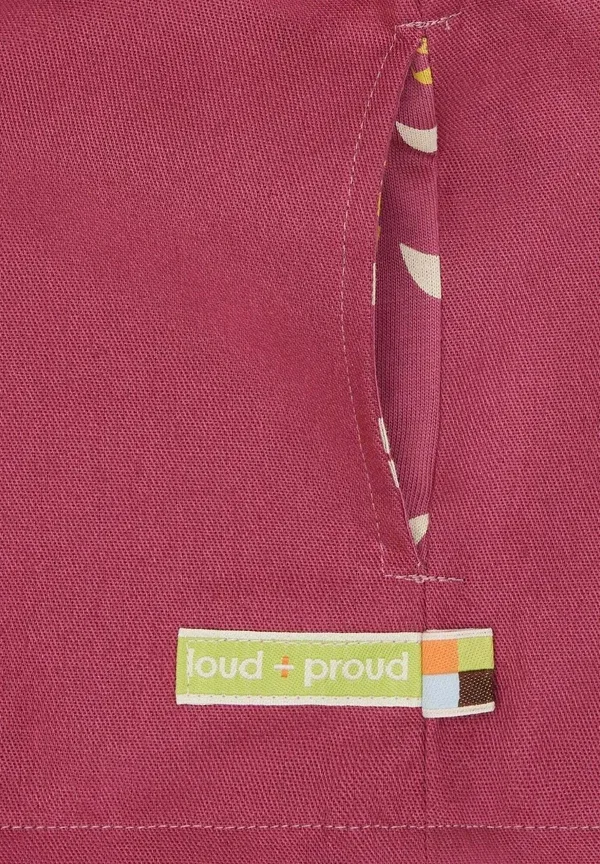 Куртка водоотталкивающая утеплённая лёгкая Loud + Proud, красный — фото 4