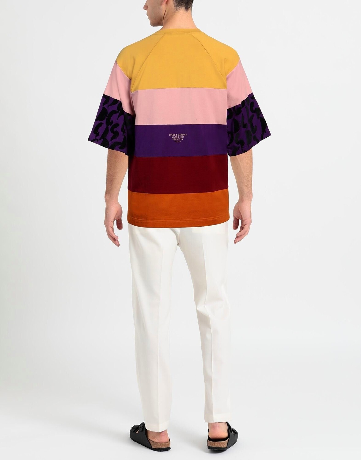 Футболка Dolce&Gabbana, горчичный — фото 3