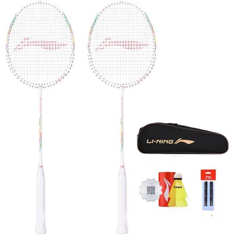 

LINING Sharp Shadow EX LIGHT ракетка для бадминтона, полный карбон, скоростной тип, повышенная скорость замаха, продвинутый уровень, 5U/G5, белый