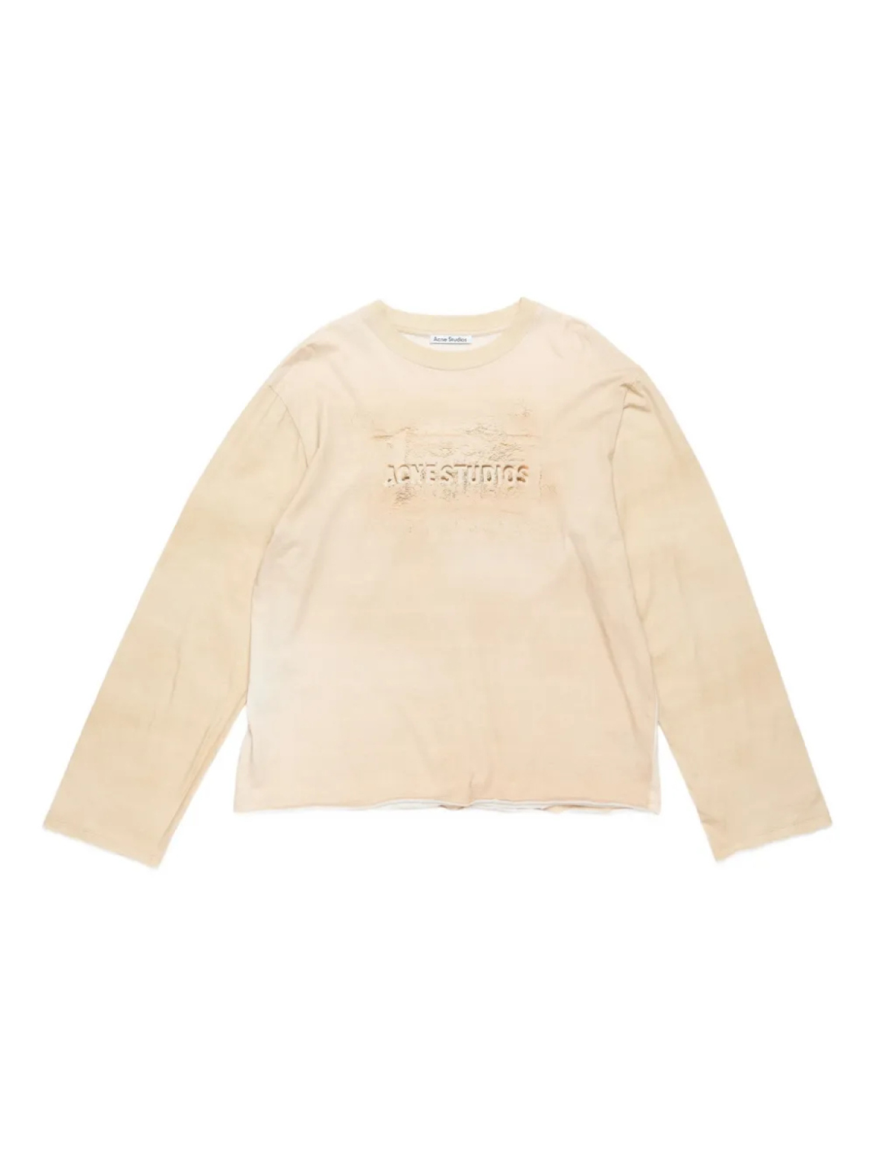 

Acne Studios long-sleeve logo Футболка, нейтральный