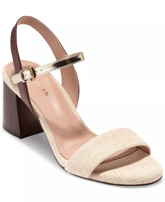 Женские босоножки Josie на устойчивом каблуке Cole Haan, красный