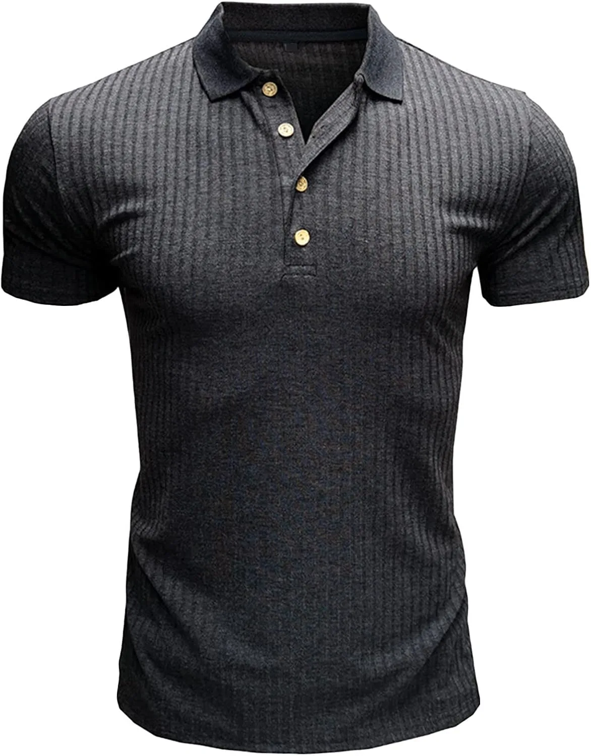 Мужская футболка для тренировок и гольфа с коротким рукавом, Slim Fit