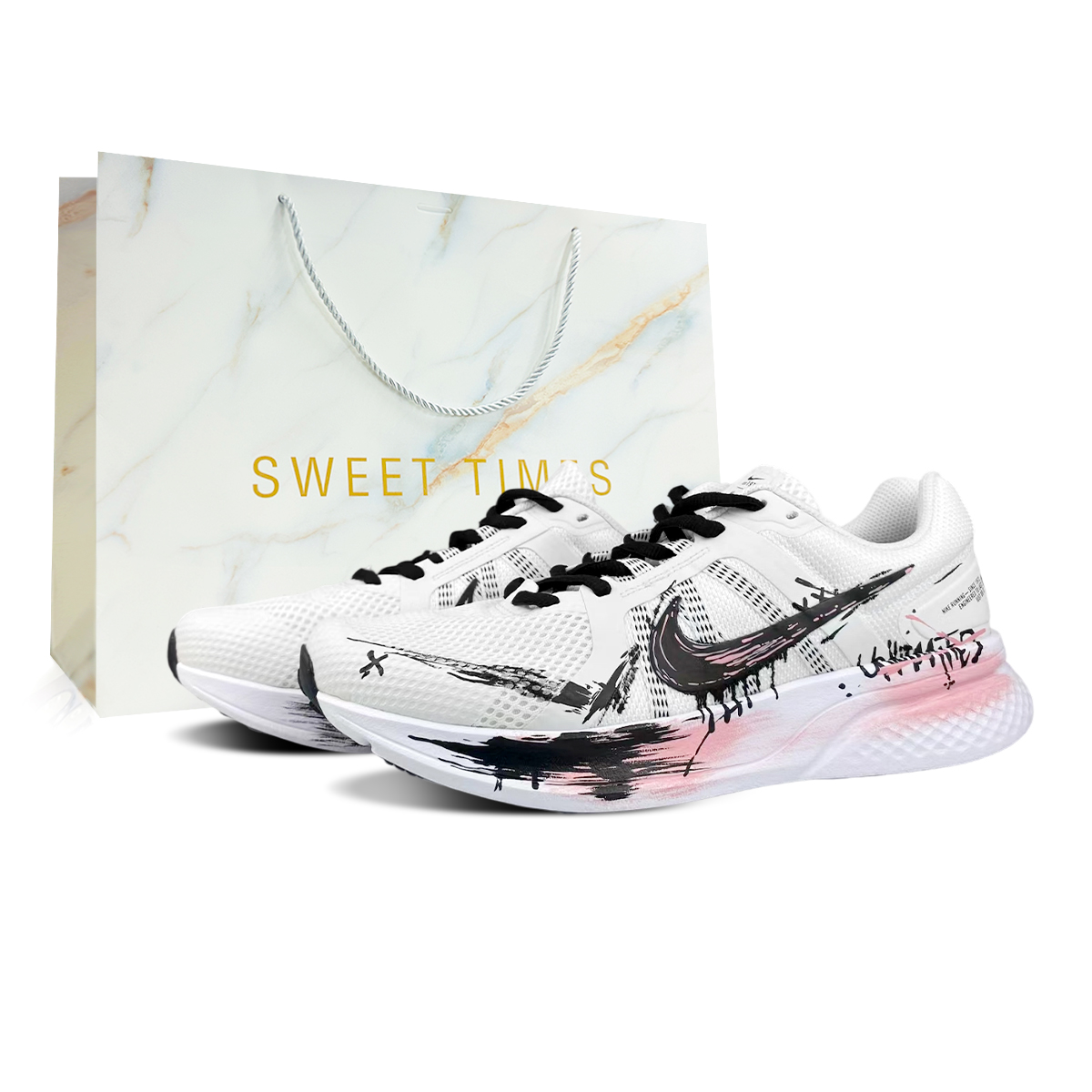

Кроссовки для бега Run Swift 2 Low top мужские Nike, черный