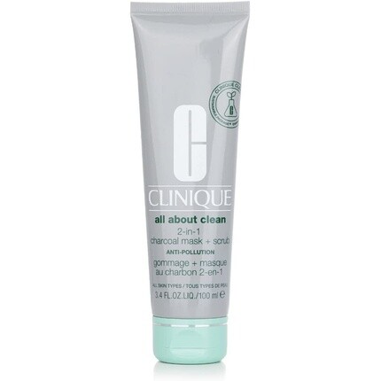 

Clinique All About Clean 2-в-1 Угольная маска + Скраб для очищения и снятия макияжа 100 мл