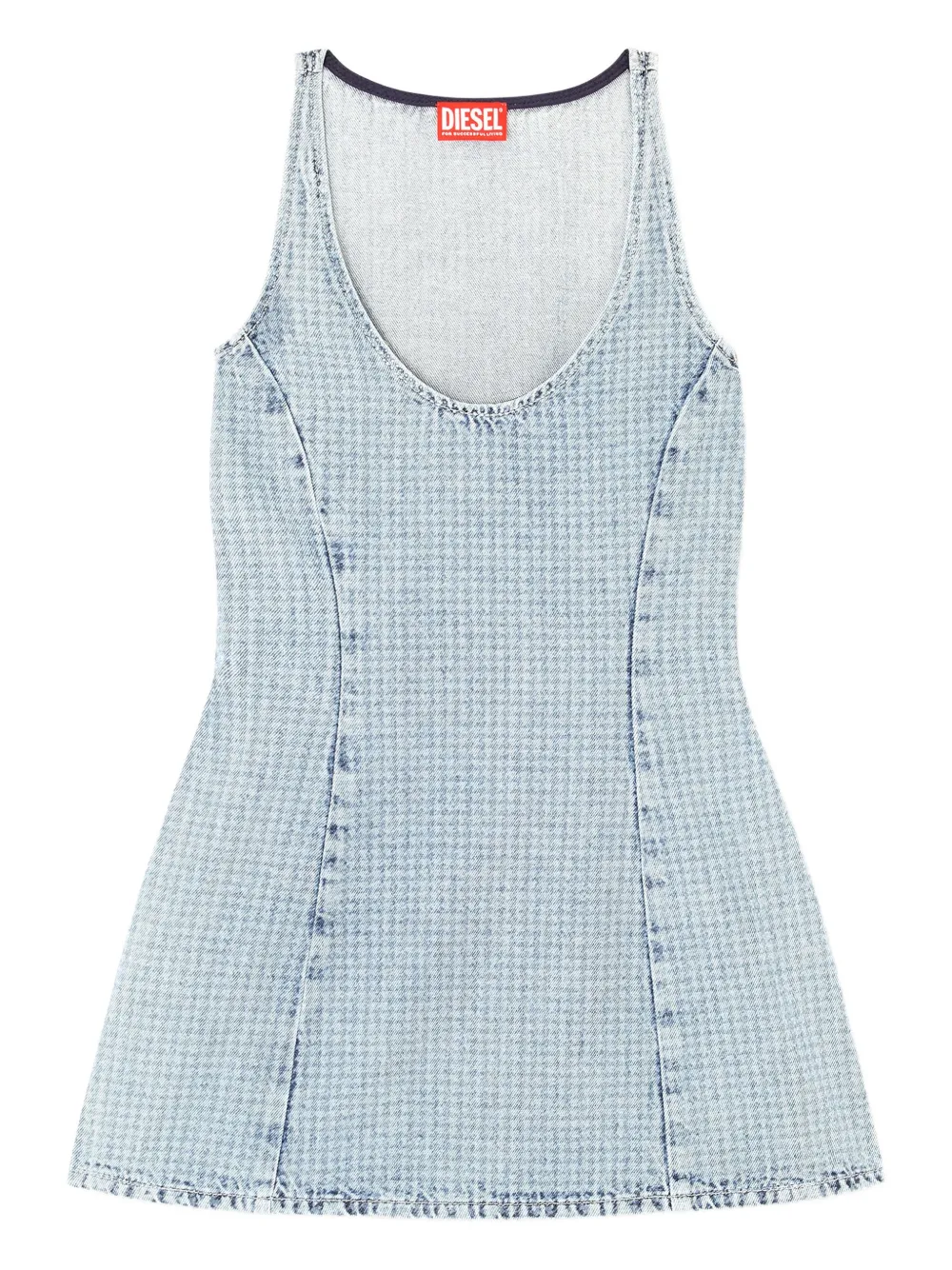 

Расклешенное мини-платье Diesel, синий