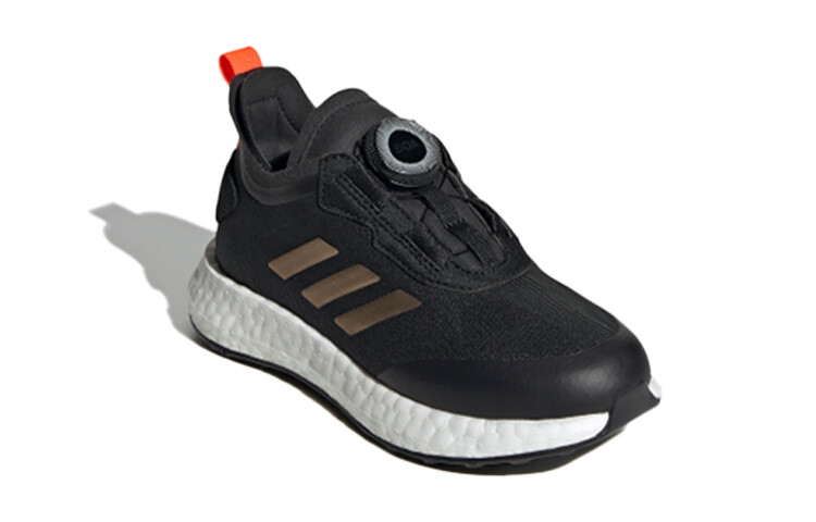 Кроссовки Rapida Kids Детские низкие черные/белые/золотые Adidas — фото 3