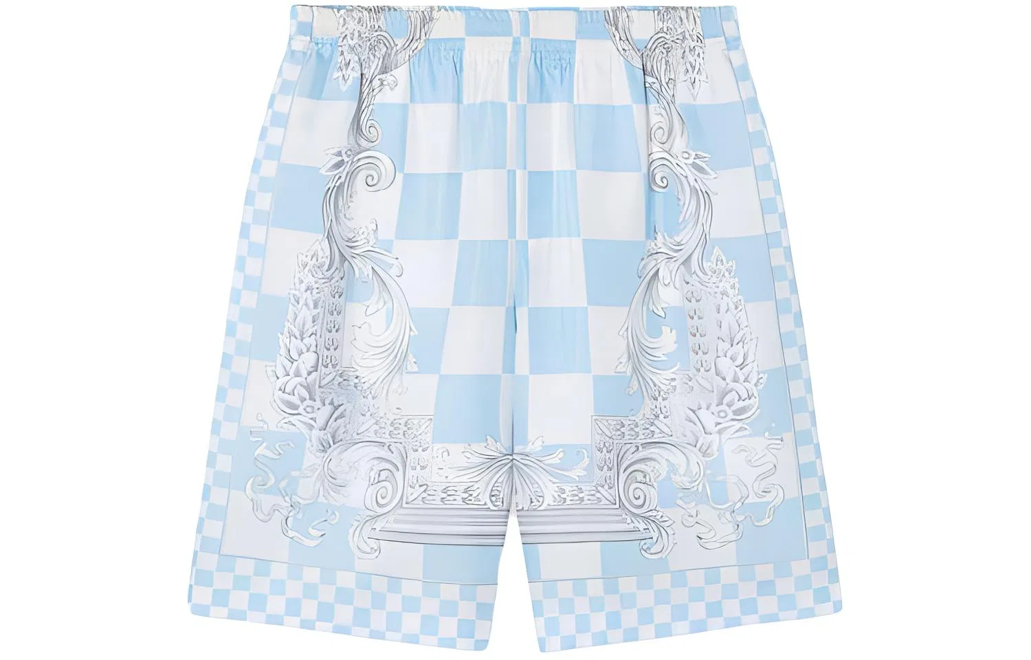 Шорты VERSACE Barocco Check Blue
