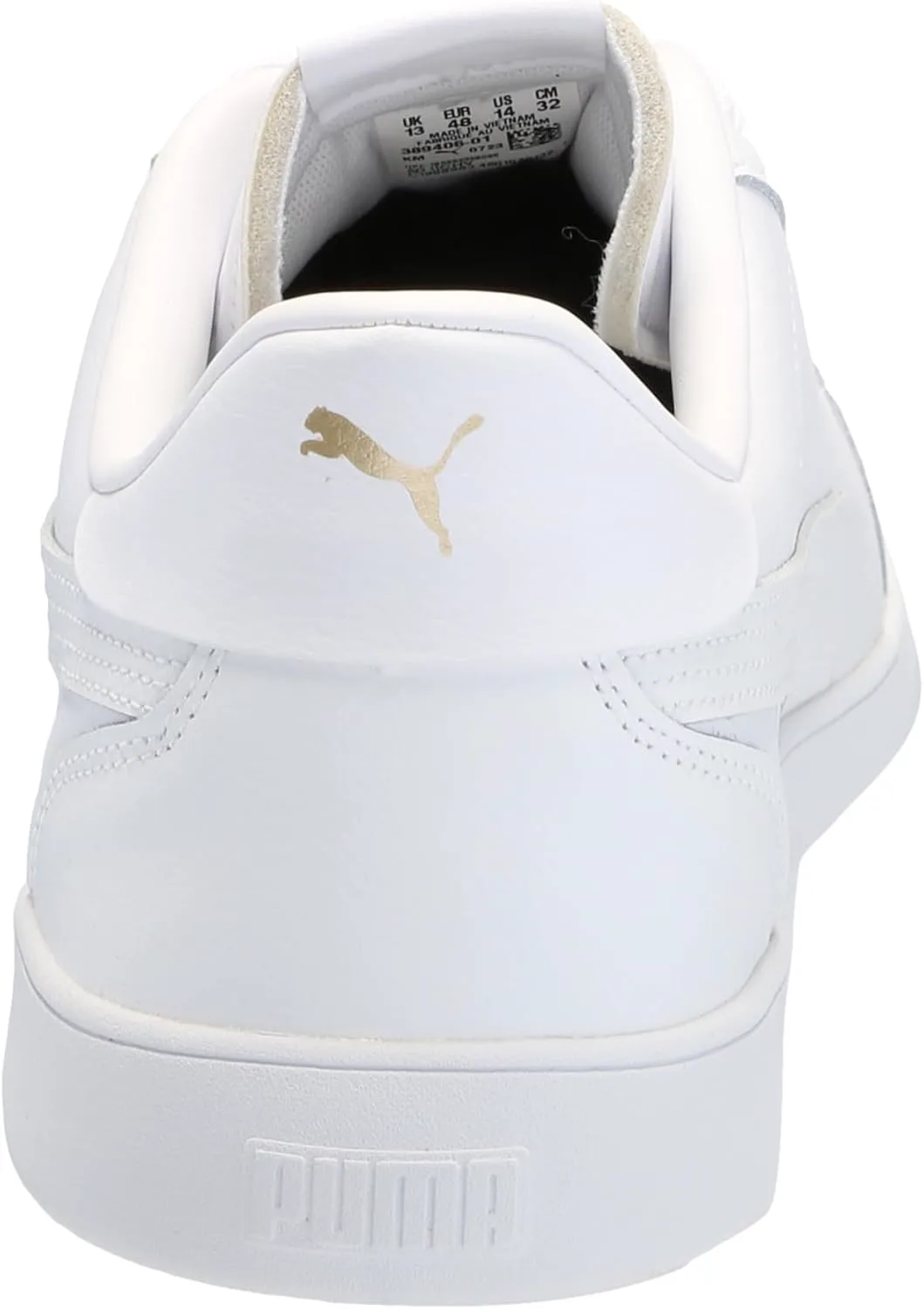 Кроссовки Puma Mens Club 5v5, белый/золотой — фото 4