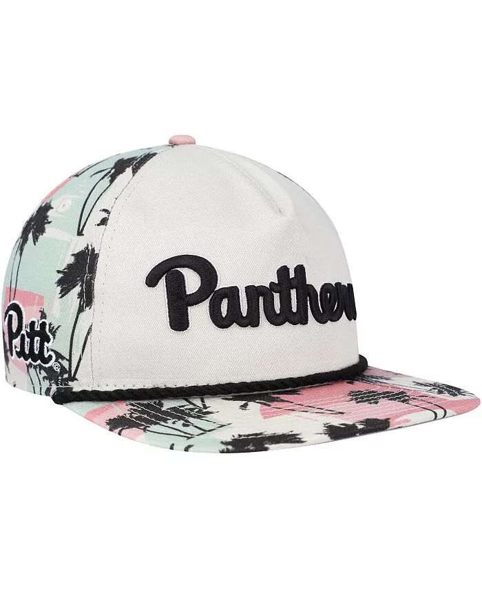 

Мужская кремовая бейсболка Pitt Panthers High Tide Golfer Snapback New Era