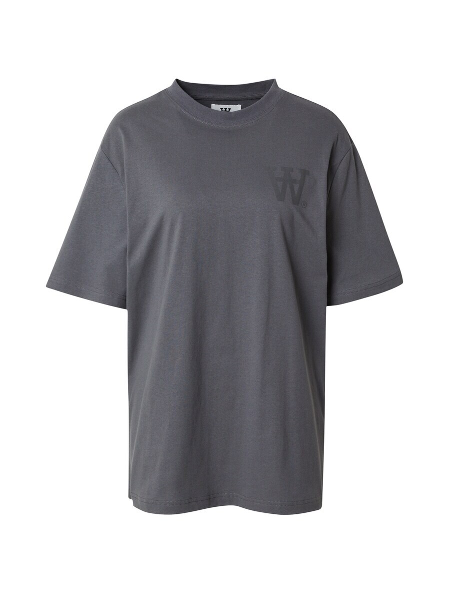 

Футболка WOOD WOOD Shirt Asa Not To Be Trusted, цвет grey/dark grey