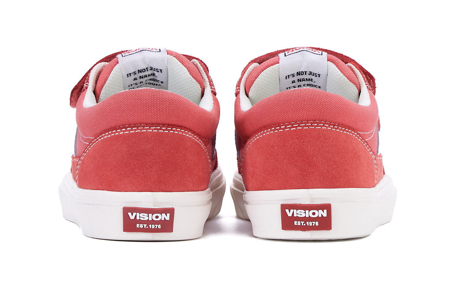Детские парусиновые туфли Stick Light Kids Low-top Red Vision Street Wear, красный — фото 3