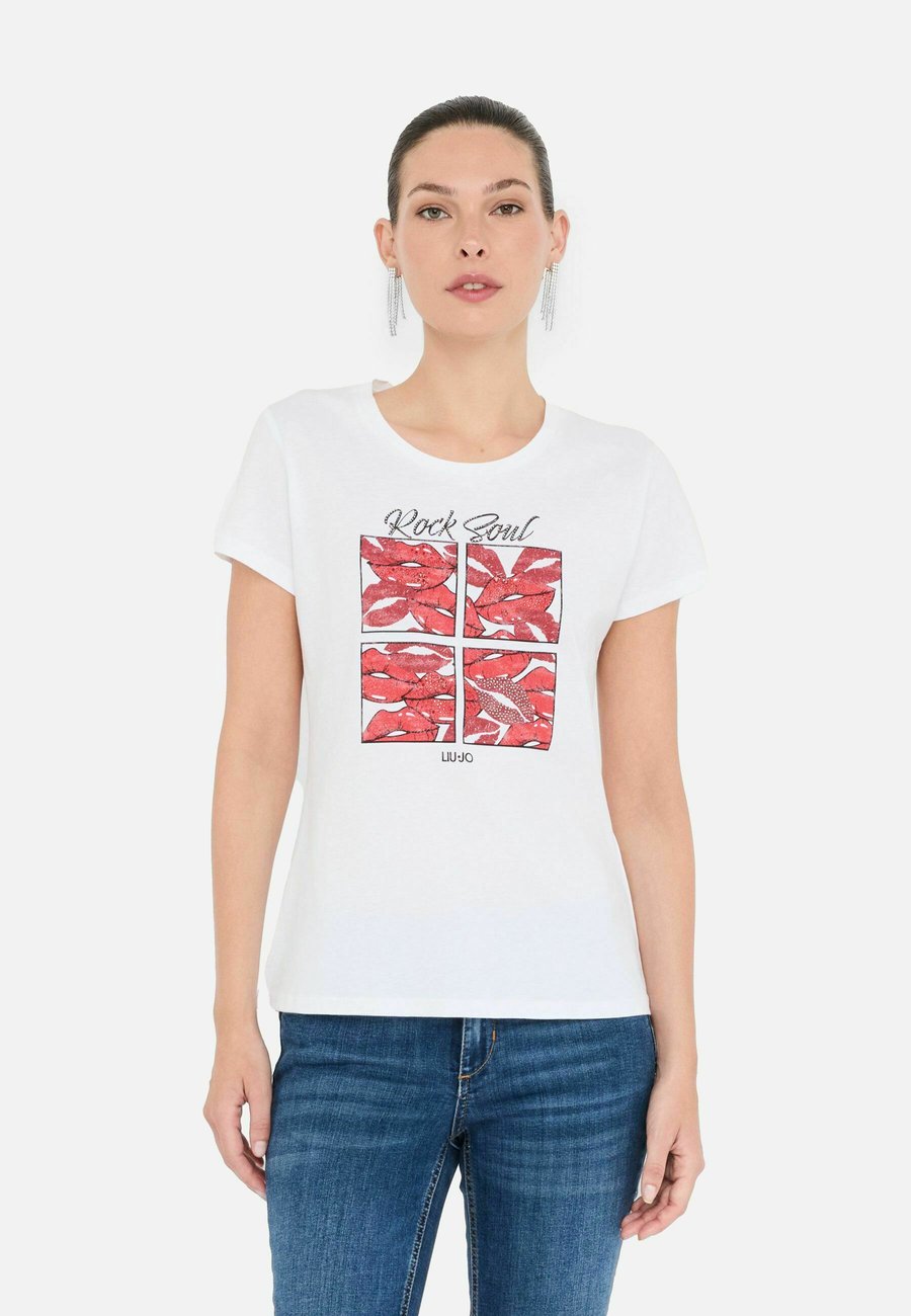 

Футболка LIU JO BETTER , Off-White, Белый, Футболка LIU JO BETTER , Off-White