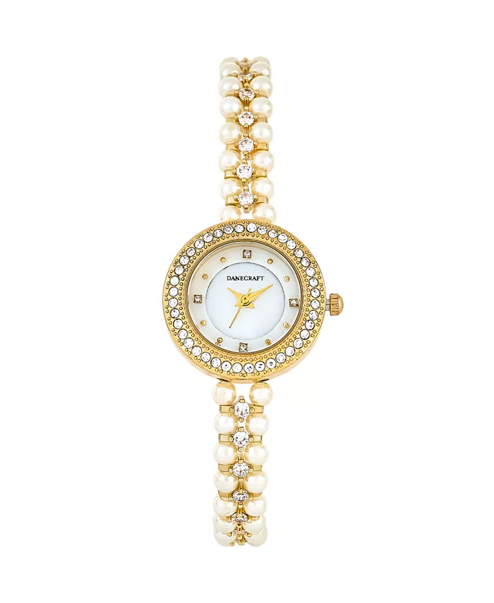 

Женские аналоговые часы с позолотой 18K Danecraft