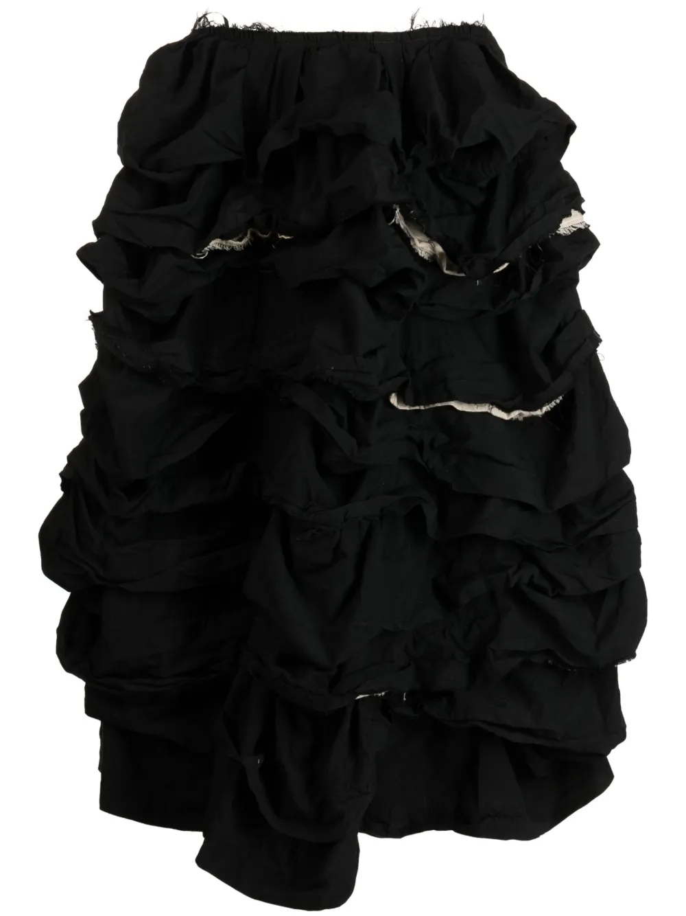 

Юбка асимметричного кроя с оборками Comme Des Garçons Comme Des Garçons, черный