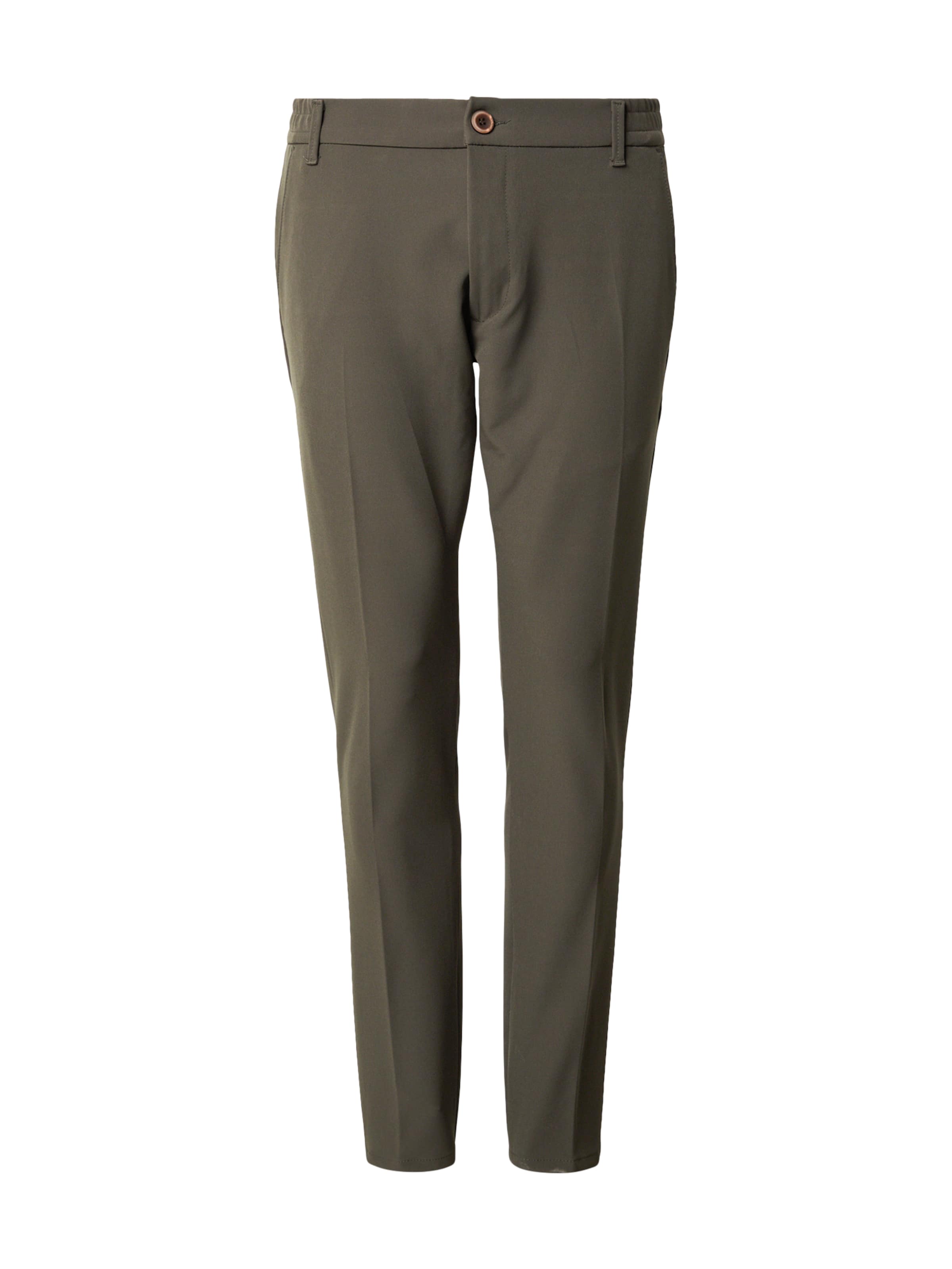 

Cars Jeans Узкие брюки со складками 'DAXTON' в оливковом цвете