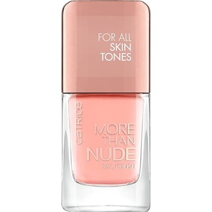 Лак для ногтей Catrice More Than Nude 10,5 мл № 15 Peach For The Stars — телесный, стойкий, глянцевый, без ацетона, веганский, без частиц микропластика