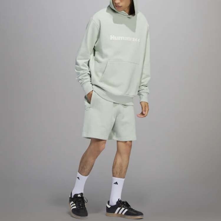 Толстовка Adidas X Pharrell Williams Basics Adidas Originals, зеленый — фото 3