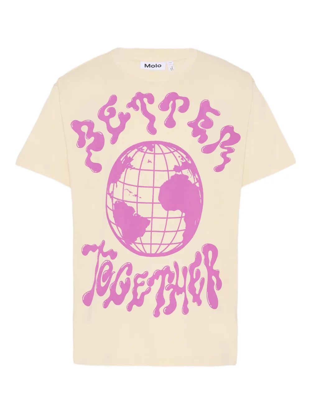 

Футболка riley из органического хлопка с принтом Molo, нейтральный