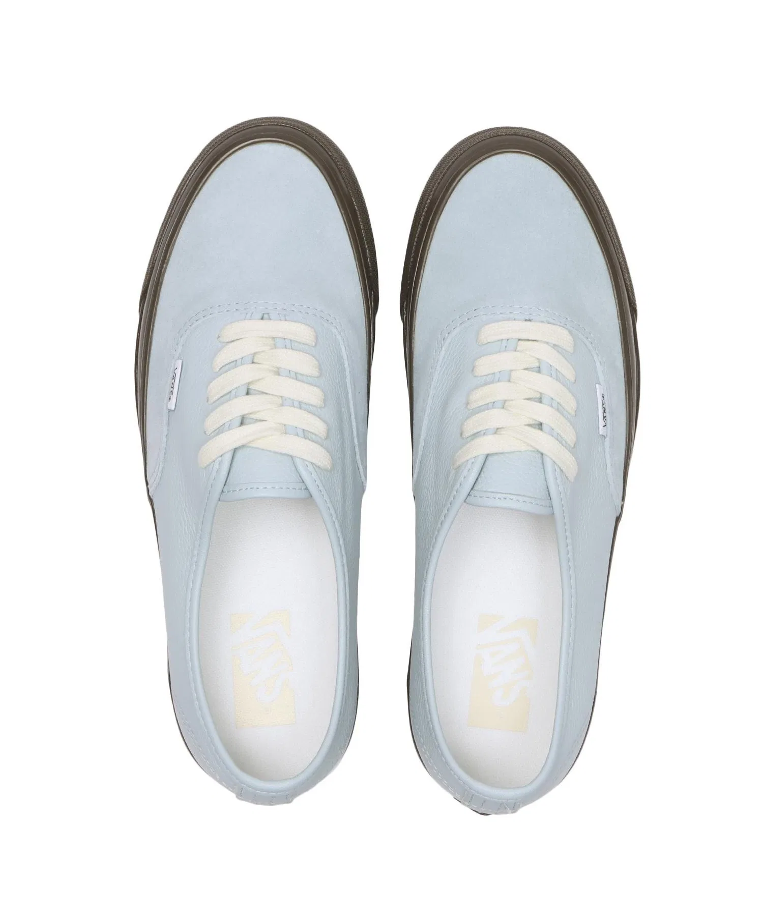 Унисекс кроссовки VANS AUTHENTIC 44 из натуральной кожи тёмно-синие — фото 4