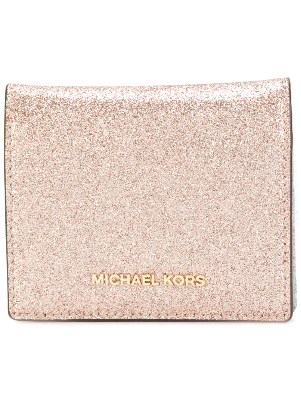 

Визитница с блестками Michael Michael Kors, розовый
