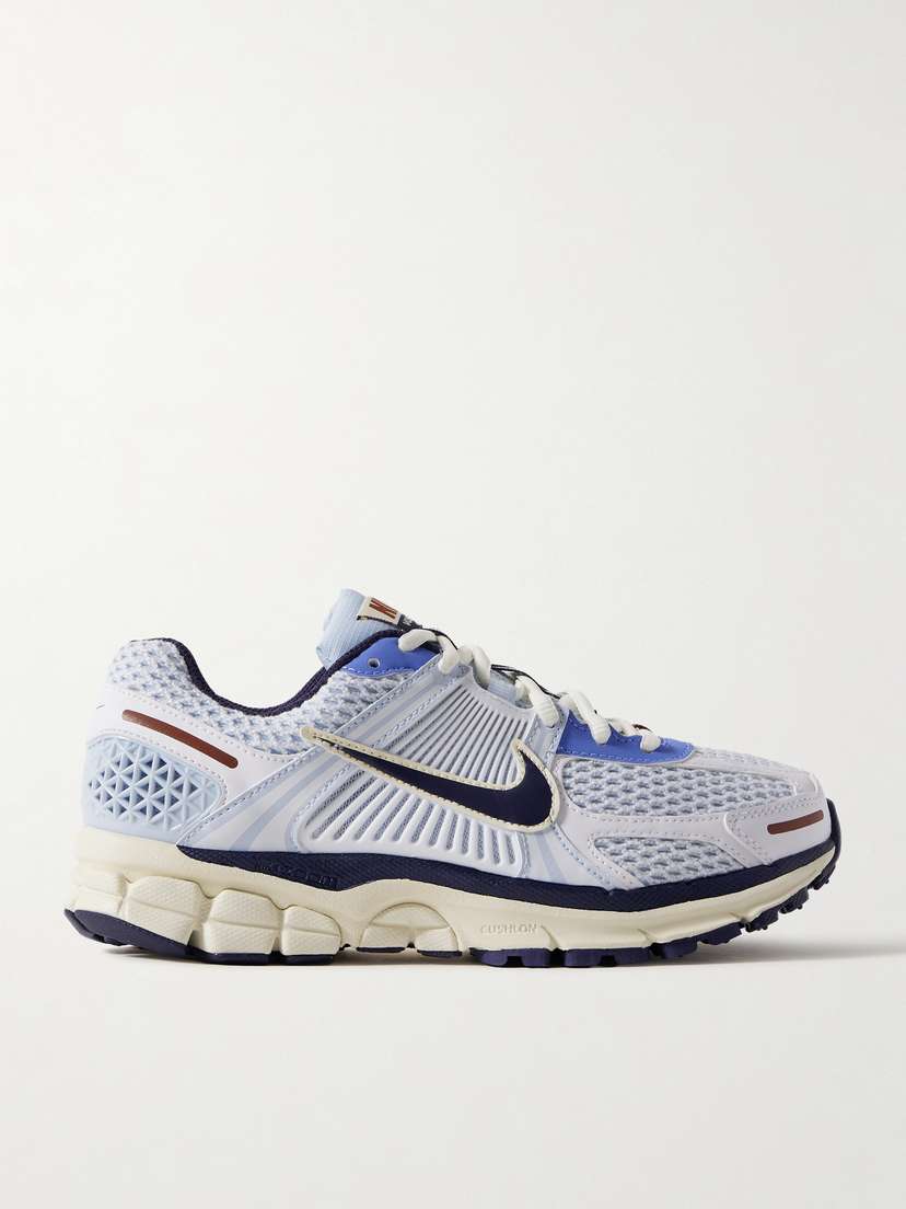 Кроссовки Zoom Vomero 5 из кожи и сетки с резиновой отделкой Nike, голубой